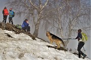 CORNAGERA e POIETO innevati ad anello da Aviatico (21febb21) - FOTOGALLERY